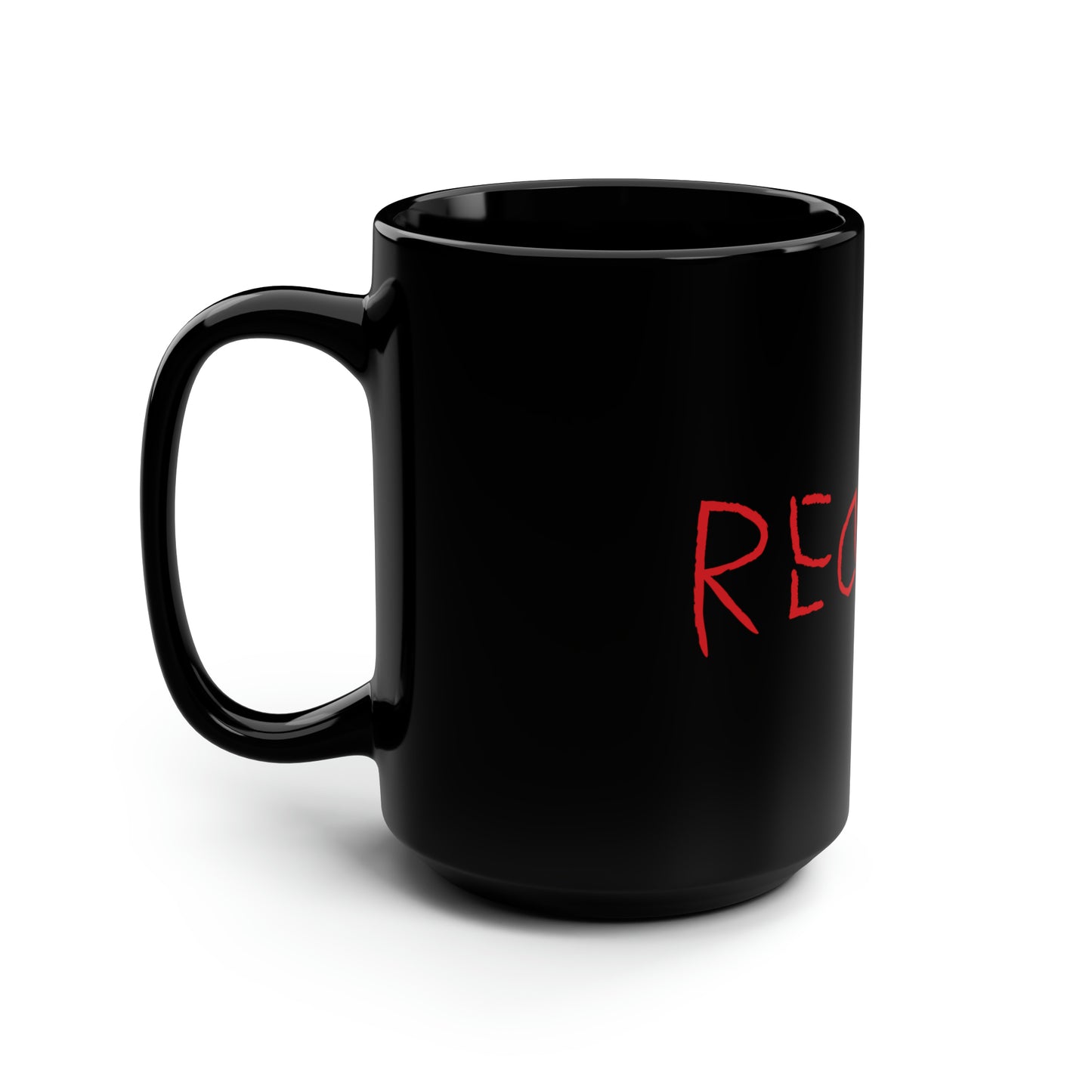 Redrum - Inspired by The Shining - Black Mug, 15oz