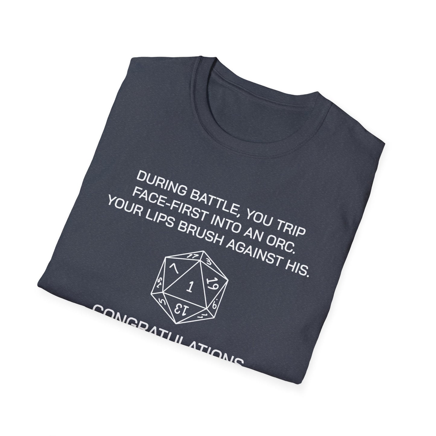 Critical Failure - Three Half-Orc Kids - Unisex Softstyle T-Shirt