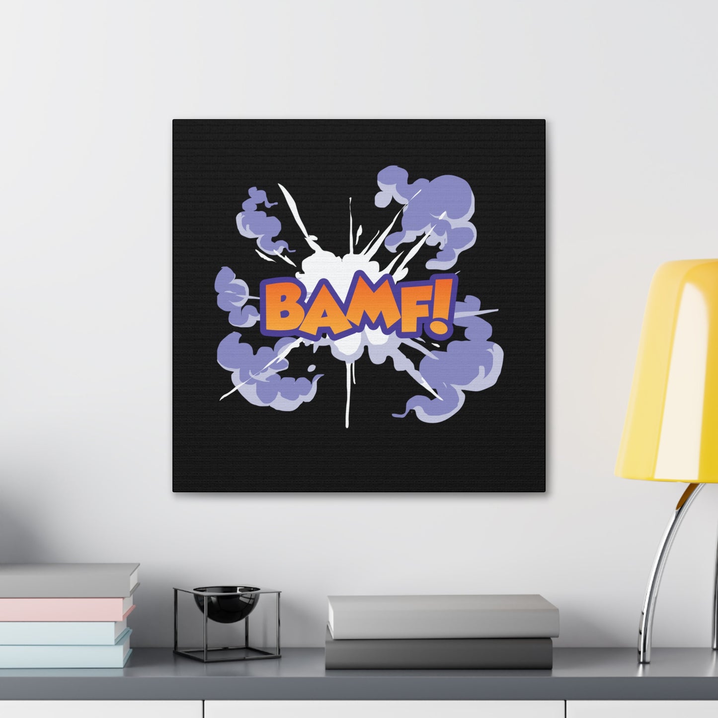 BAMF! - Inspired by Nightcrawler of the X-Men - Canvas Gallery Wraps