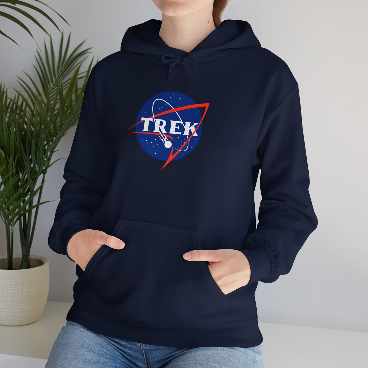NASA / TREK Mash-Up - Unisex Heavy Blend™ Hooded Sweatshirt