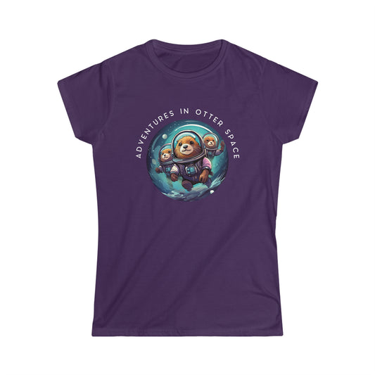 Adventures in Otter Space - Women's Softstyle Tee