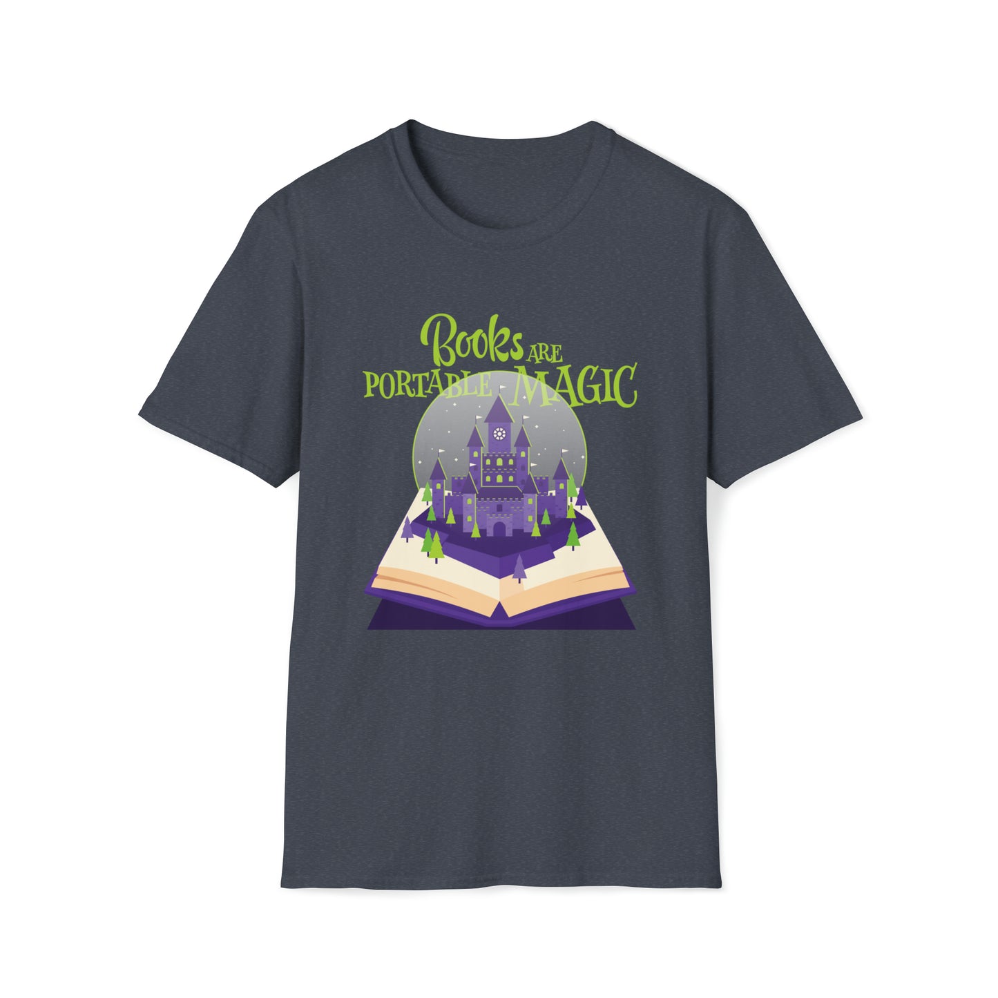 Books are Portable Magic - Unisex Softstyle T-Shirt