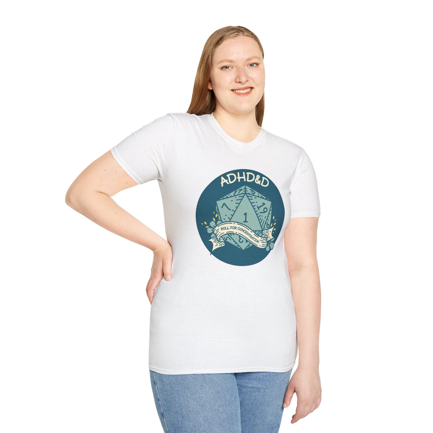 ADHD&D - Unisex Softstyle T-Shirt