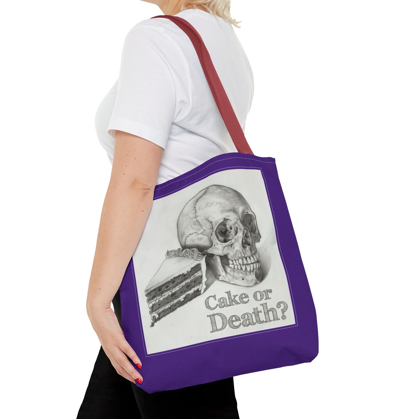 Cake or Death? - Tote Bag (AOP)