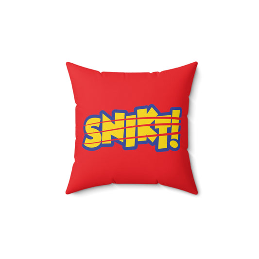 SNIKT! - Inspired by Wolverine of the X-Men - Spun Polyester Square Pillow
