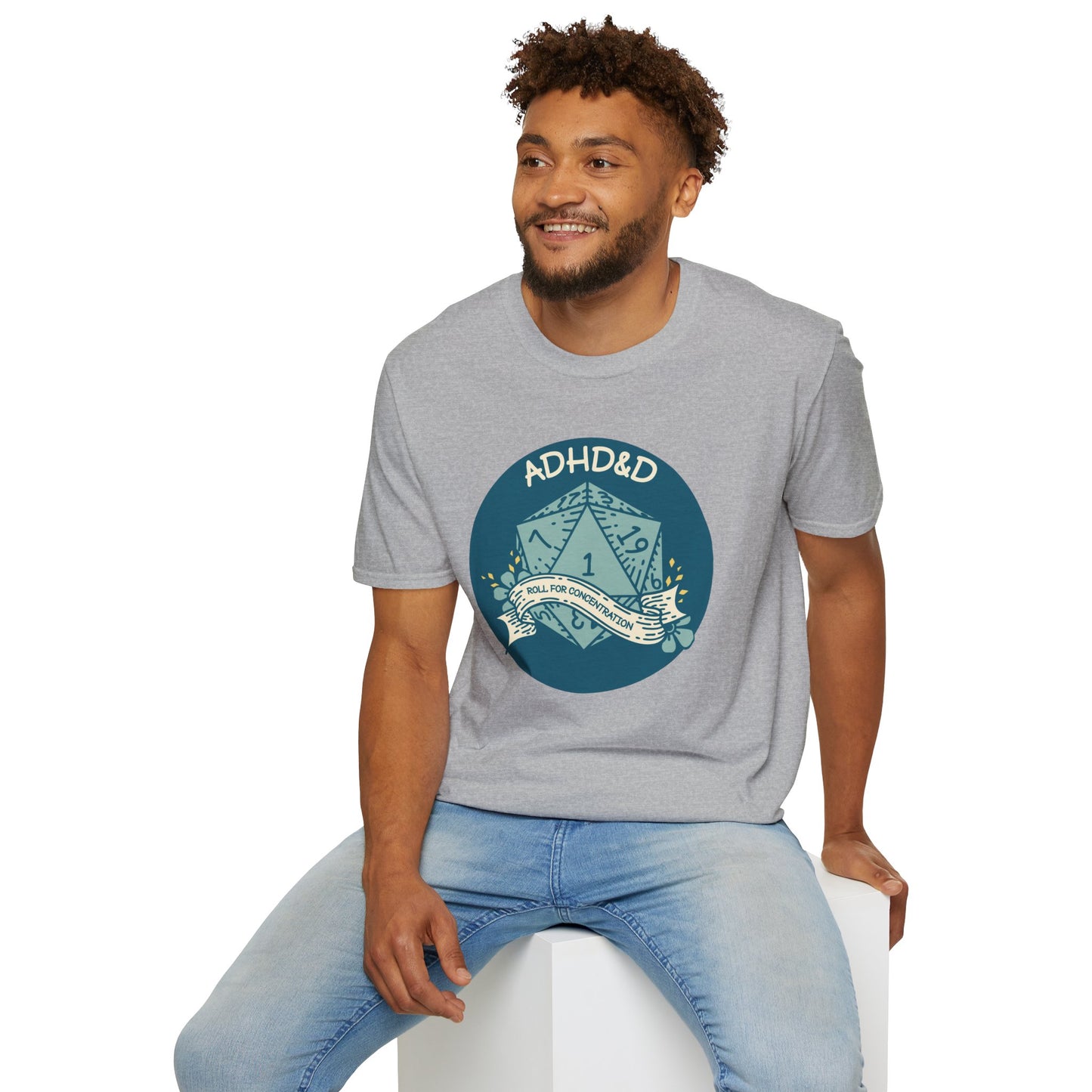 ADHD&D - Unisex Softstyle T-Shirt