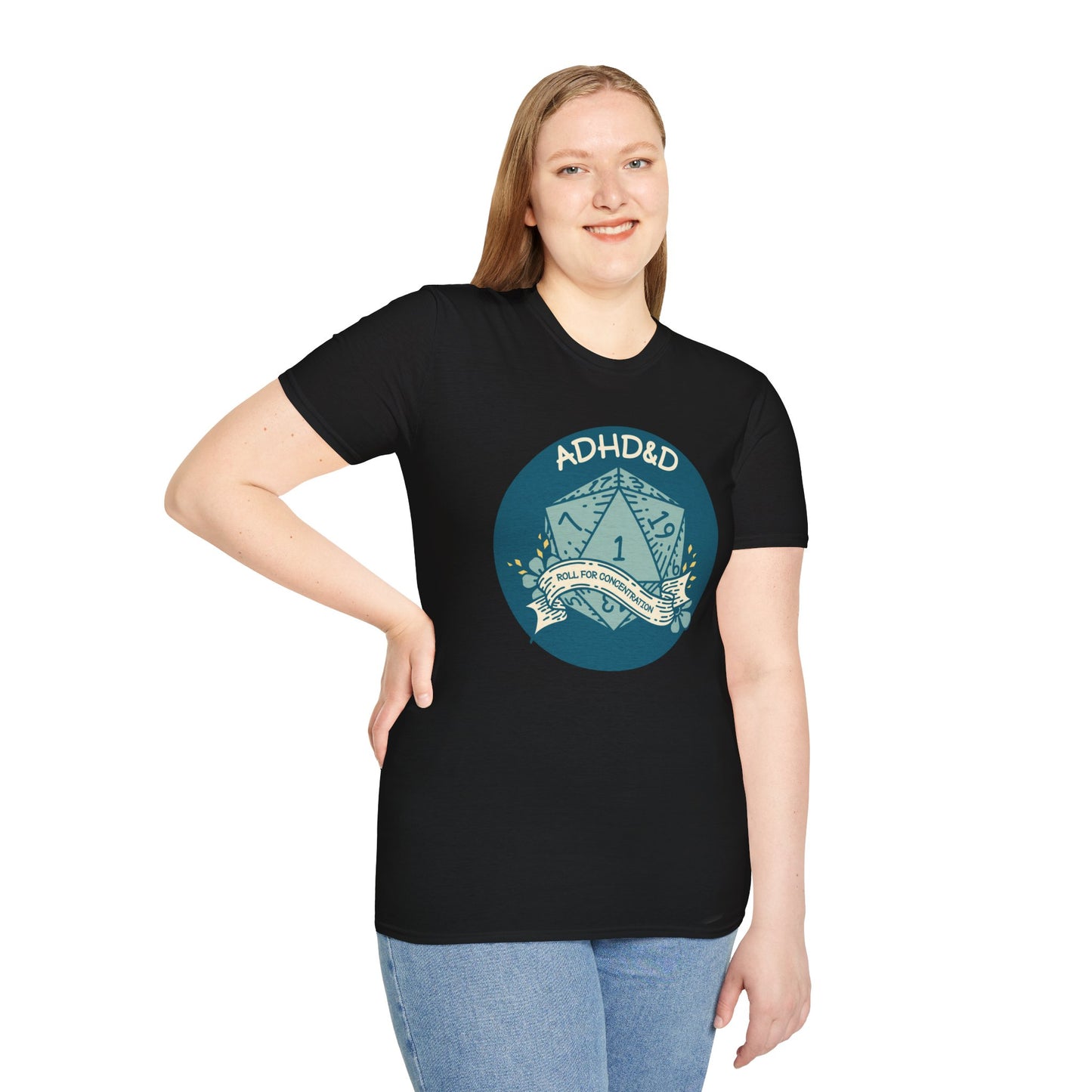 ADHD&D - Unisex Softstyle T-Shirt