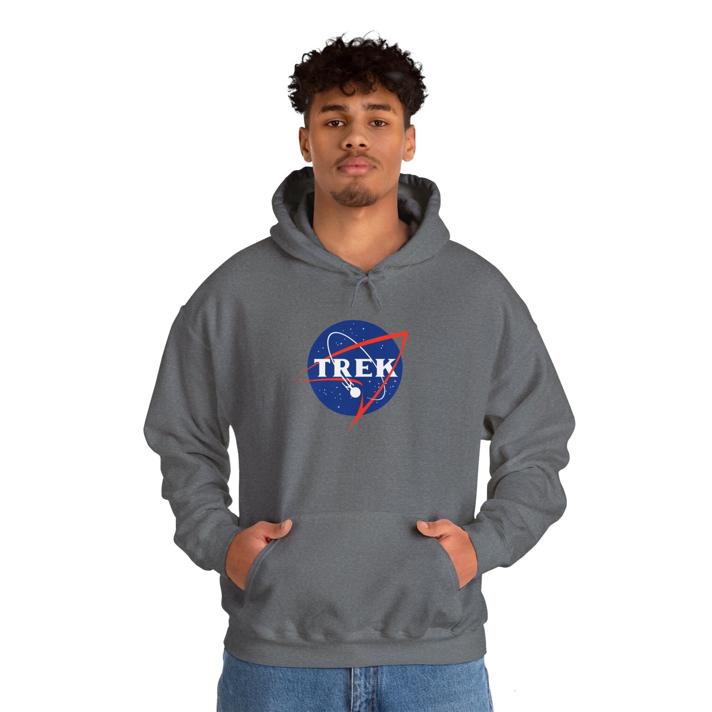 NASA / TREK Mash-Up - Unisex Heavy Blend™ Hooded Sweatshirt
