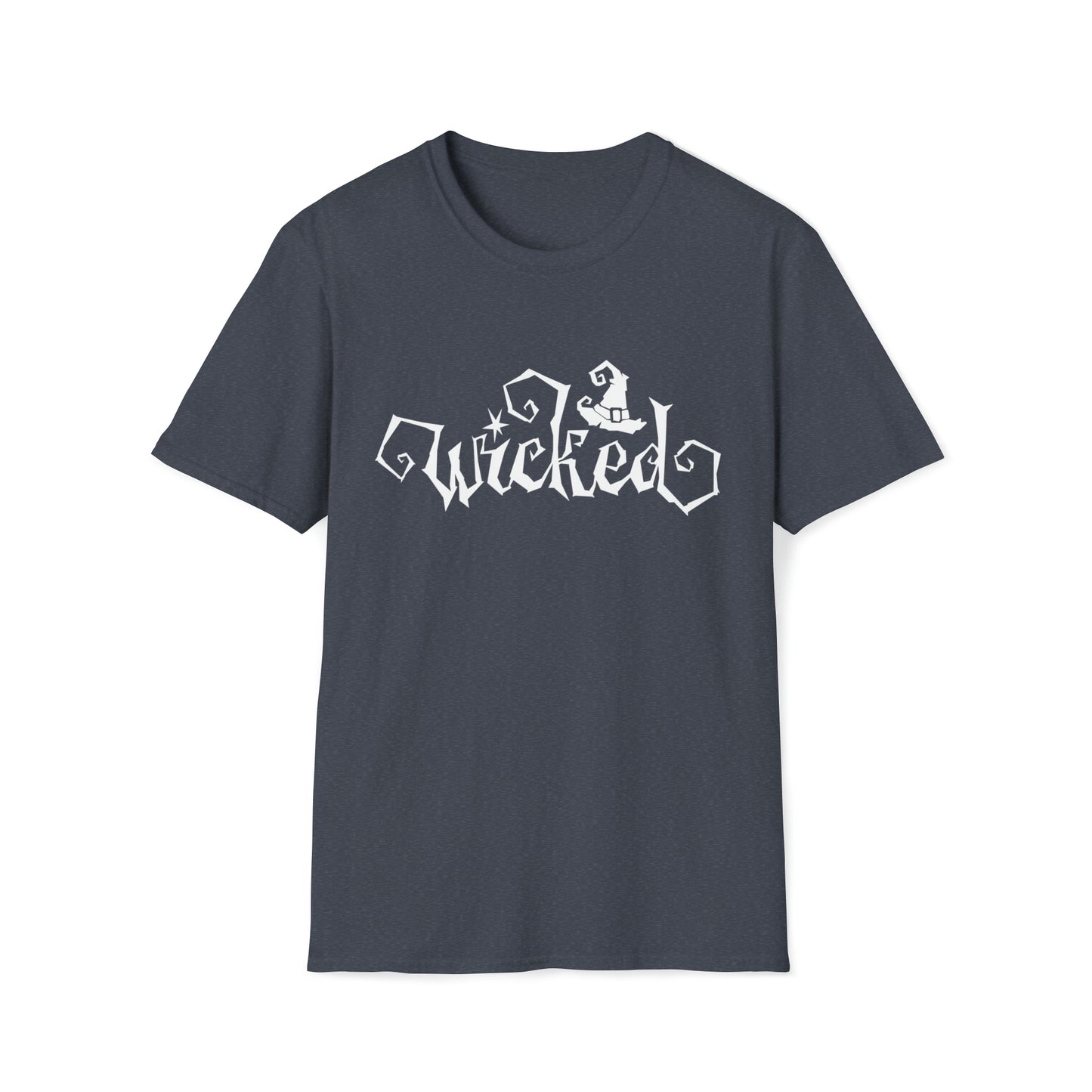 Wicked - White Text - Unisex Softstyle T-Shirt