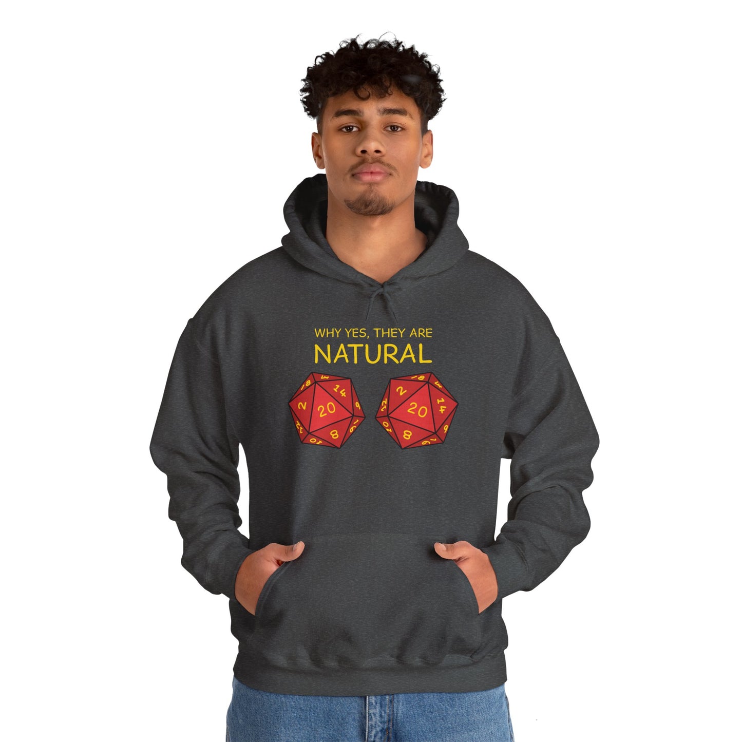 Why Yes, They Are Natural - Unisex Heavy Blend™ Hooded Sweatshirt