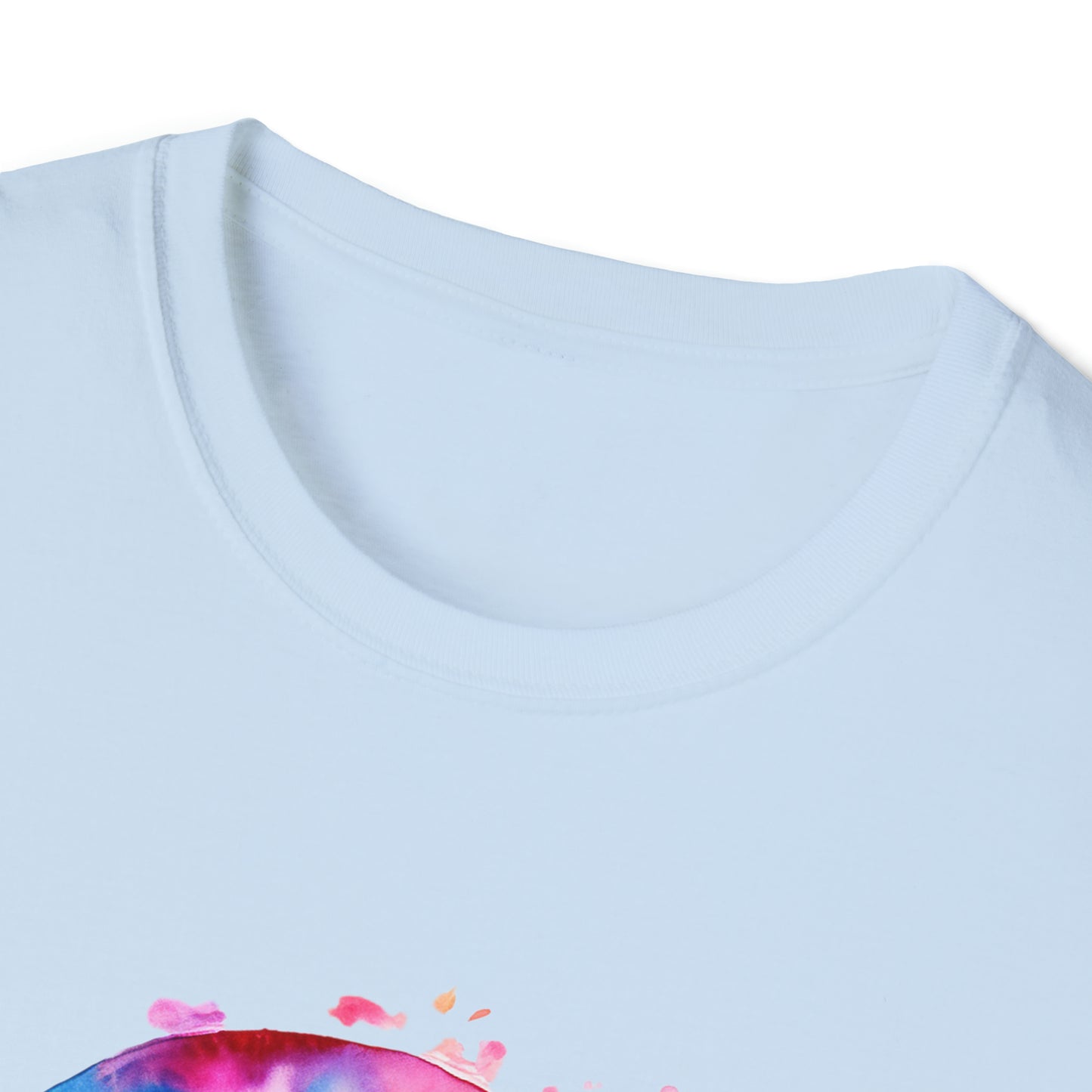 Watercolor Peace Sign - Unisex Softstyle T-Shirt