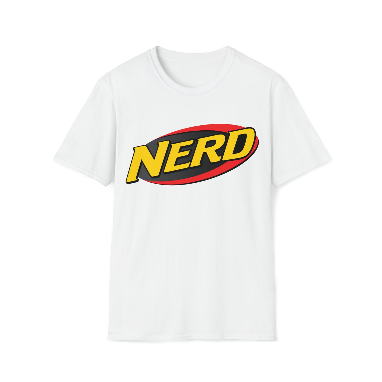 Nerd NERF Mash-Up - Unisex Softstyle T-Shirt