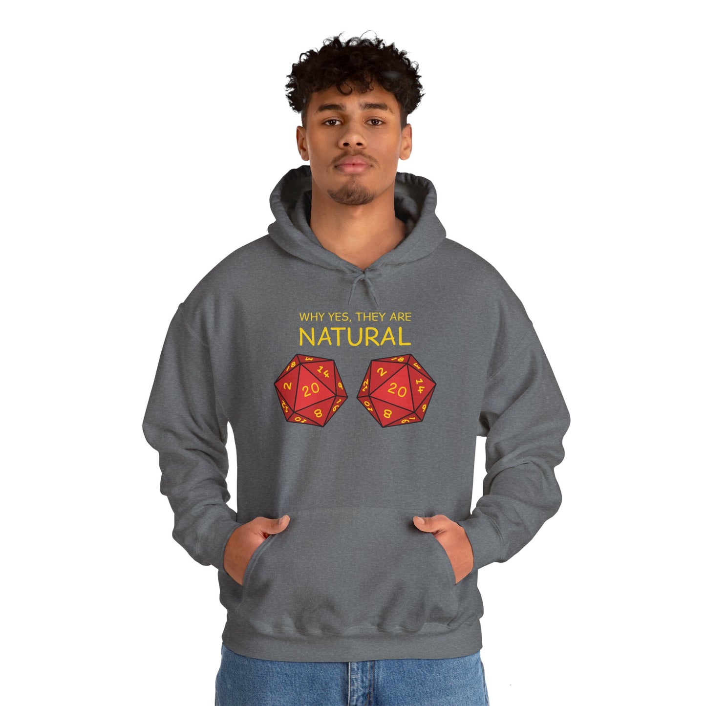 Why Yes, They Are Natural - Unisex Heavy Blend™ Hooded Sweatshirt