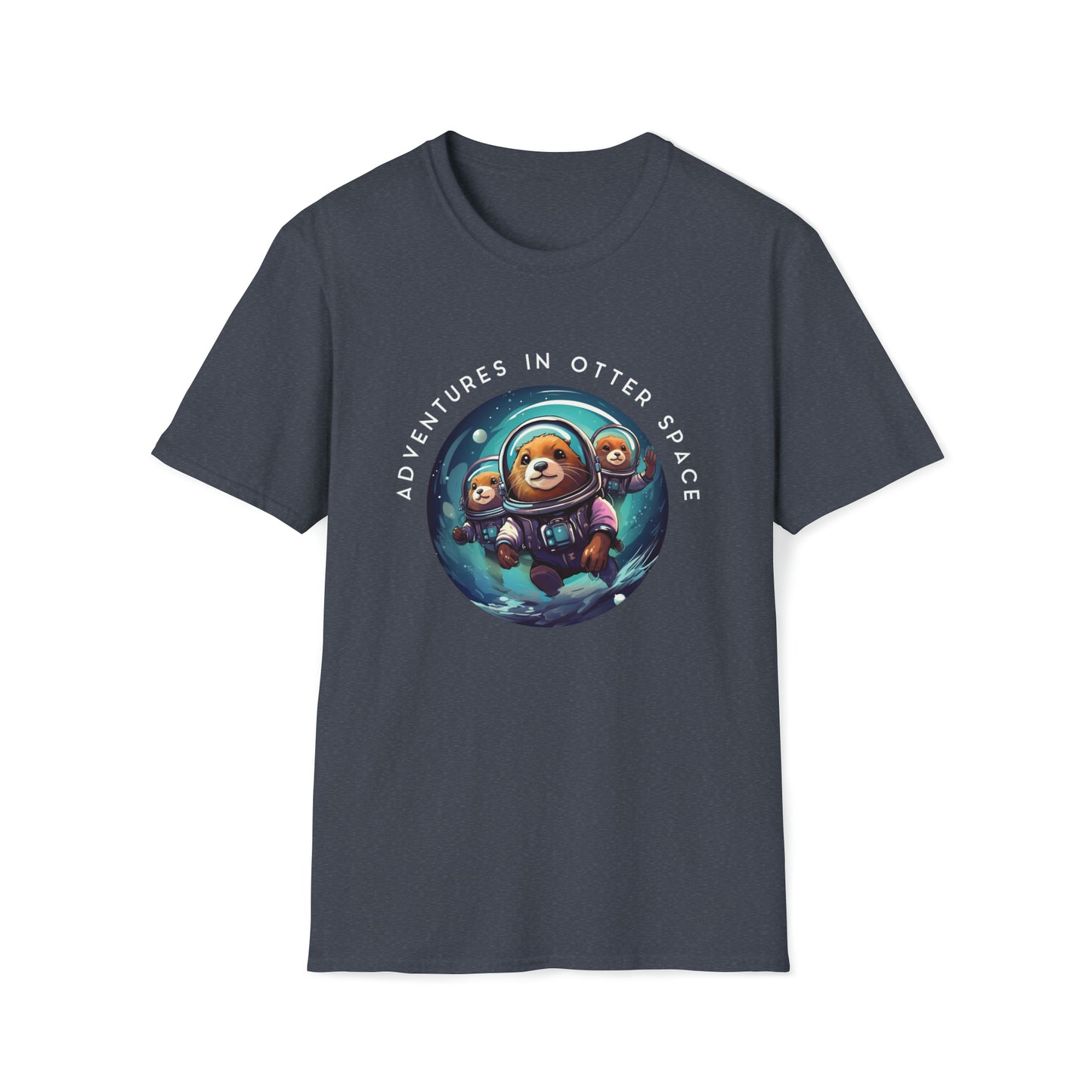 Adventures in Otter Space - Unisex Softstyle T-Shirt