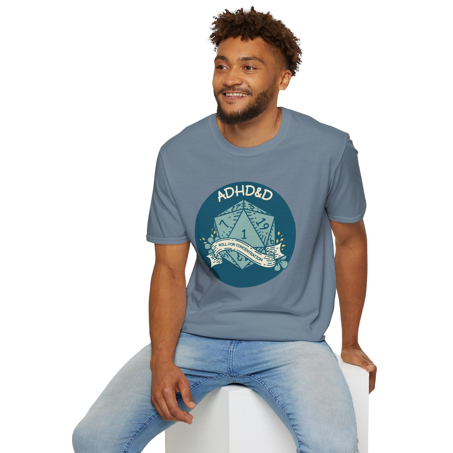 ADHD&D - Unisex Softstyle T-Shirt