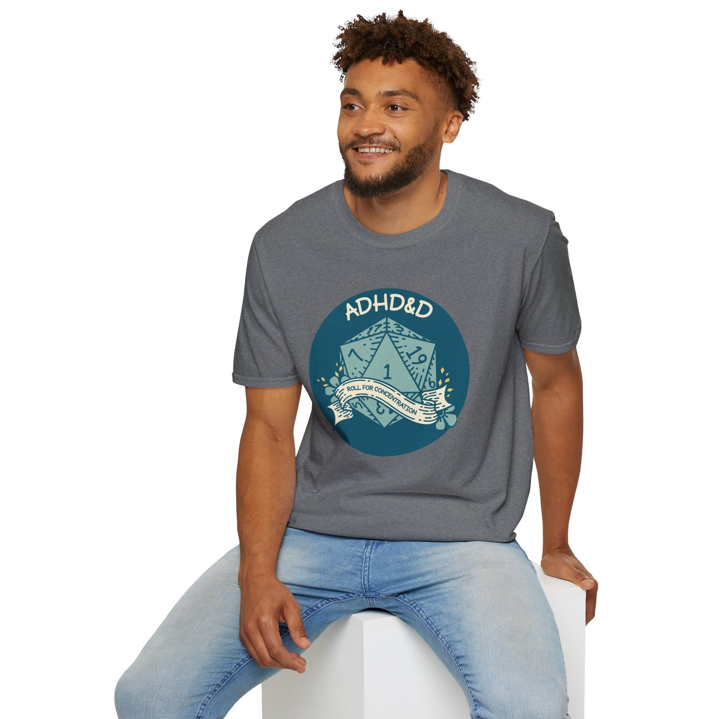 ADHD&D - Unisex Softstyle T-Shirt