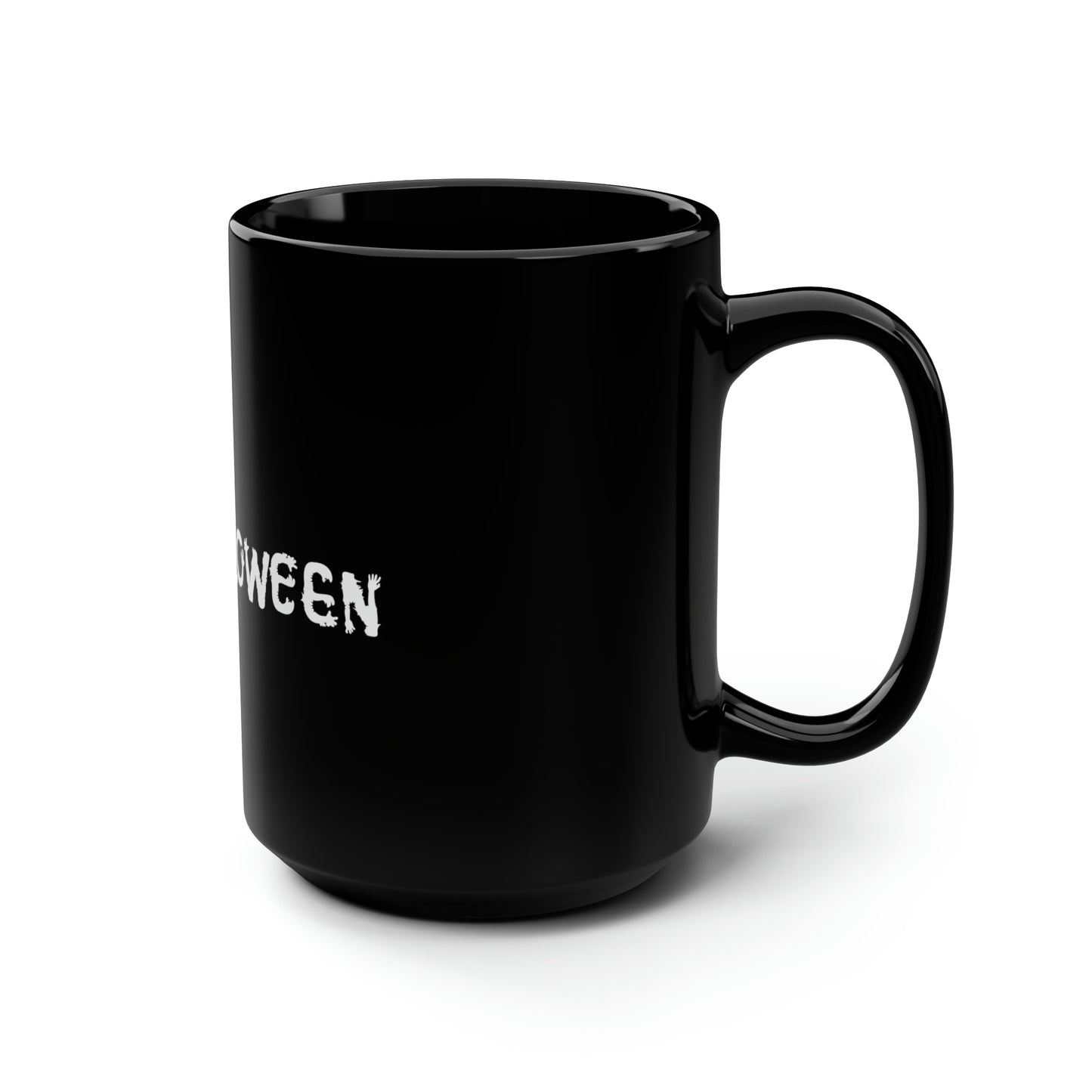 I Love Halloween - Black Mug, 15oz