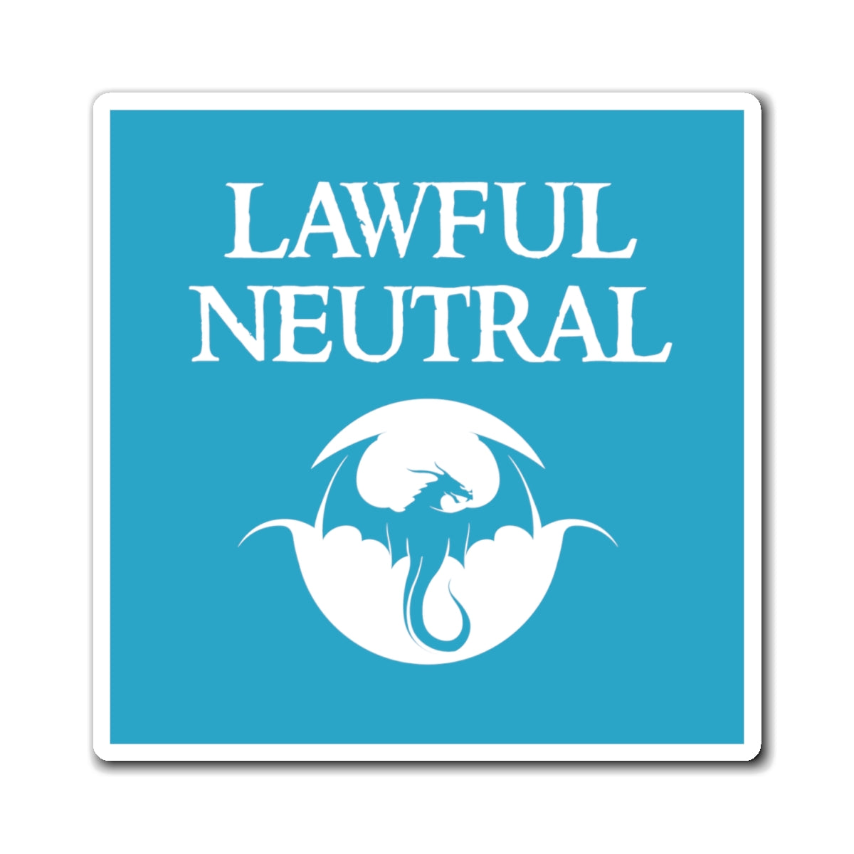 Lawful Neutral - Inspired by DnD - Magnets (3 sizes available)