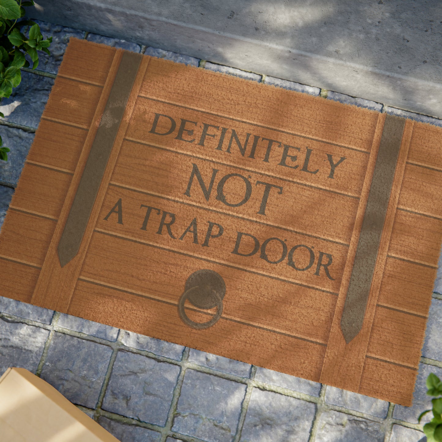Definitely NOT a Trap Door - Doormat