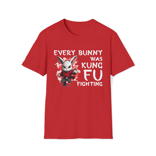 Every Bunny Was Kung Fu Fighting - Unisex Softstyle T-Shirt