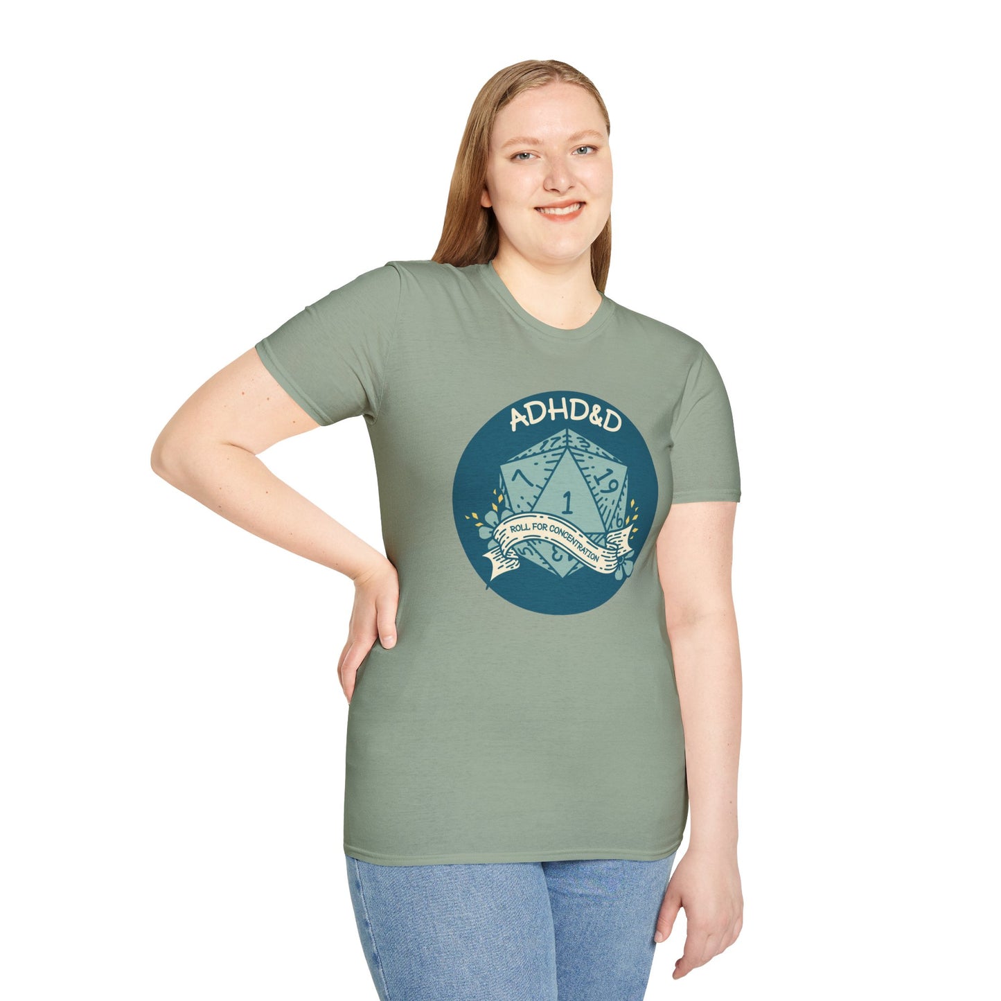 ADHD&D - Unisex Softstyle T-Shirt