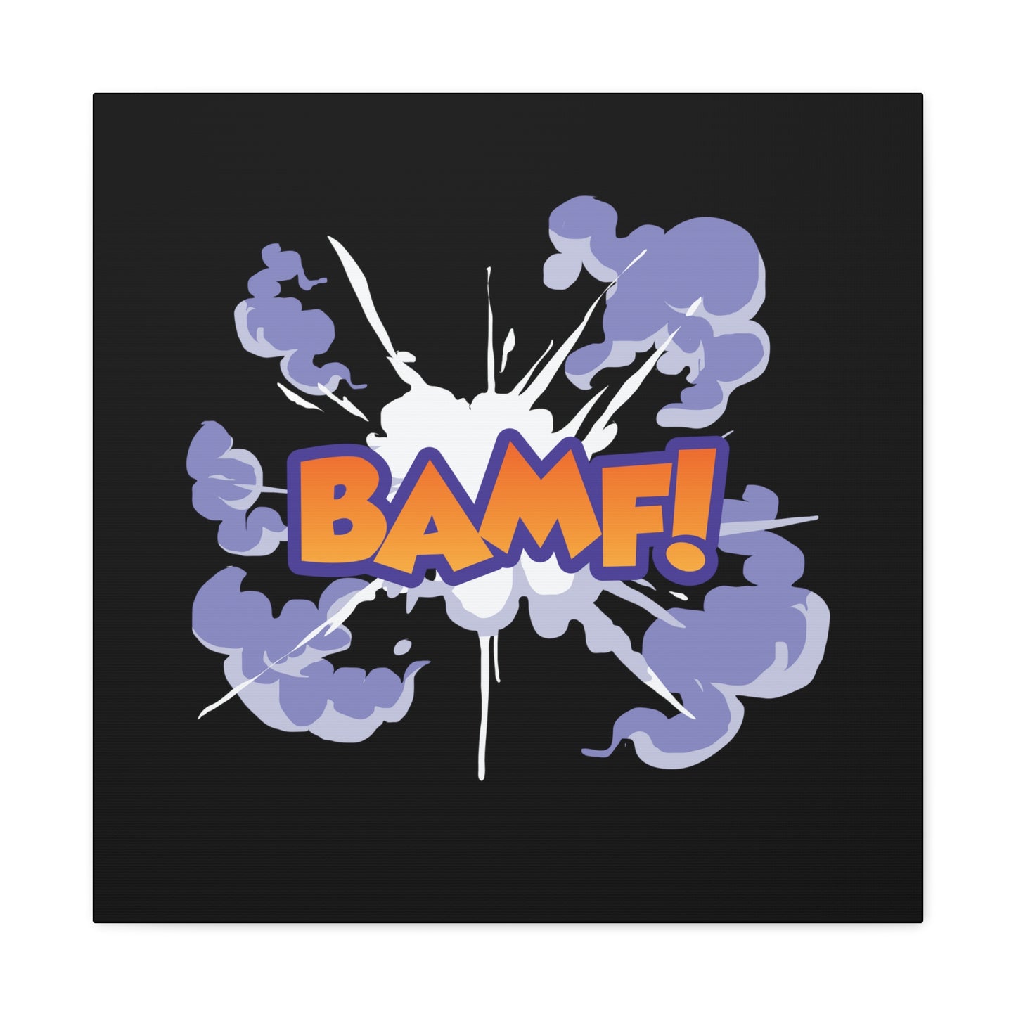 BAMF! - Inspired by Nightcrawler of the X-Men - Canvas Gallery Wraps