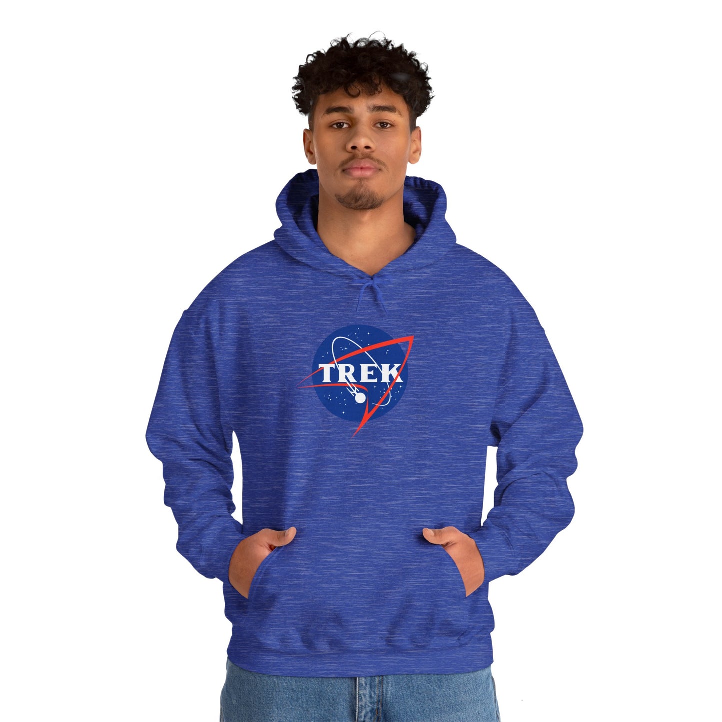 NASA / TREK Mash-Up - Unisex Heavy Blend™ Hooded Sweatshirt