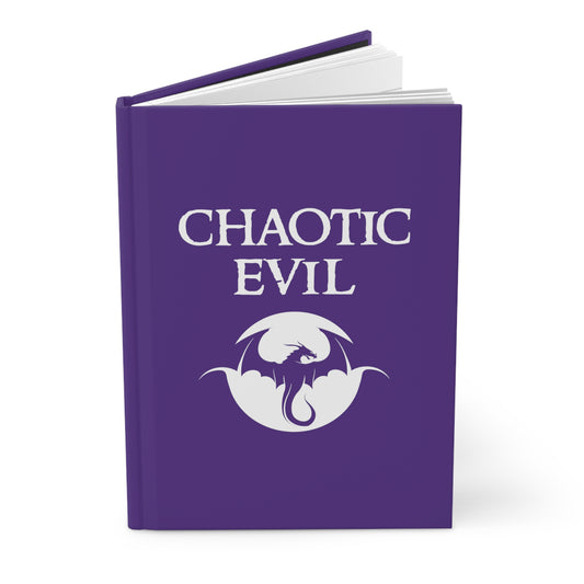 Chaotic Evil - Inspired by DnD - Hardcover Journal Matte