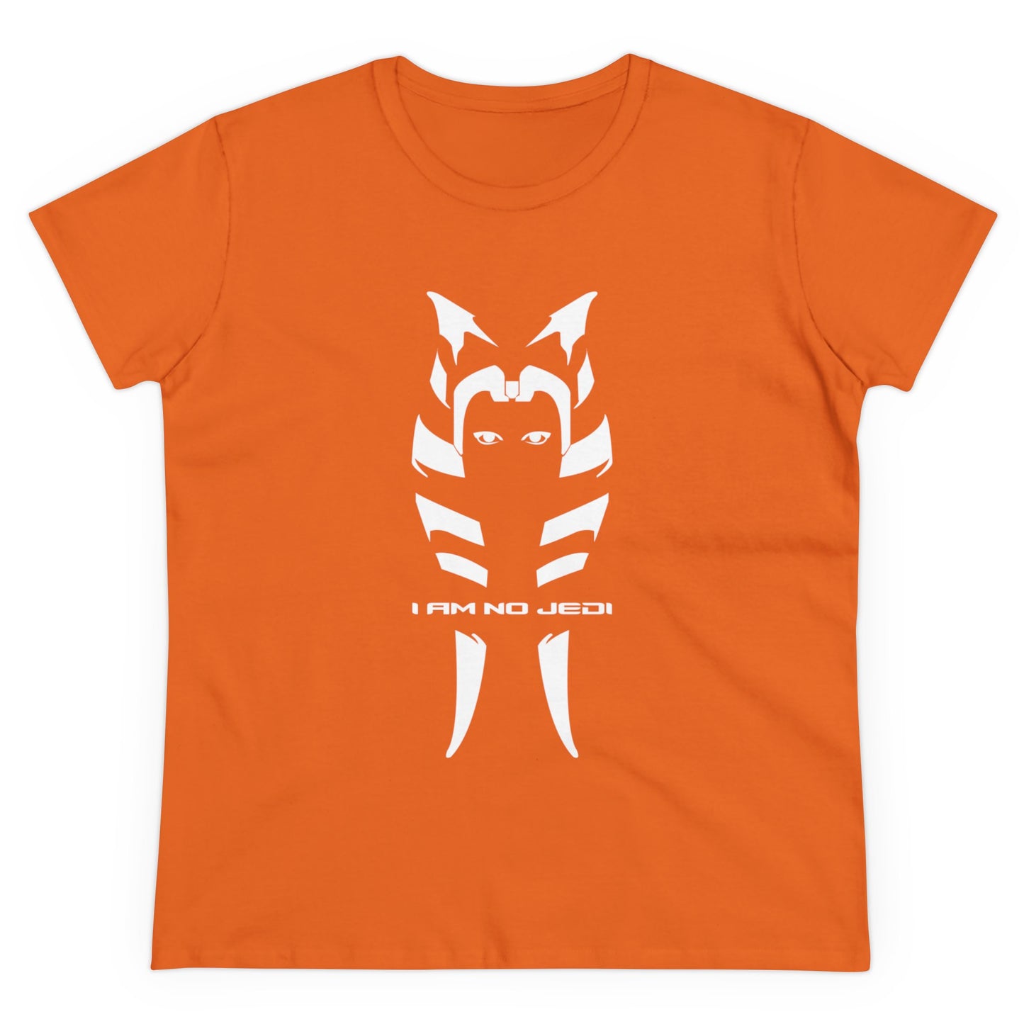 Ahsoka - I Am No Jedi - Orange Women's Midweight Cotton Tee
