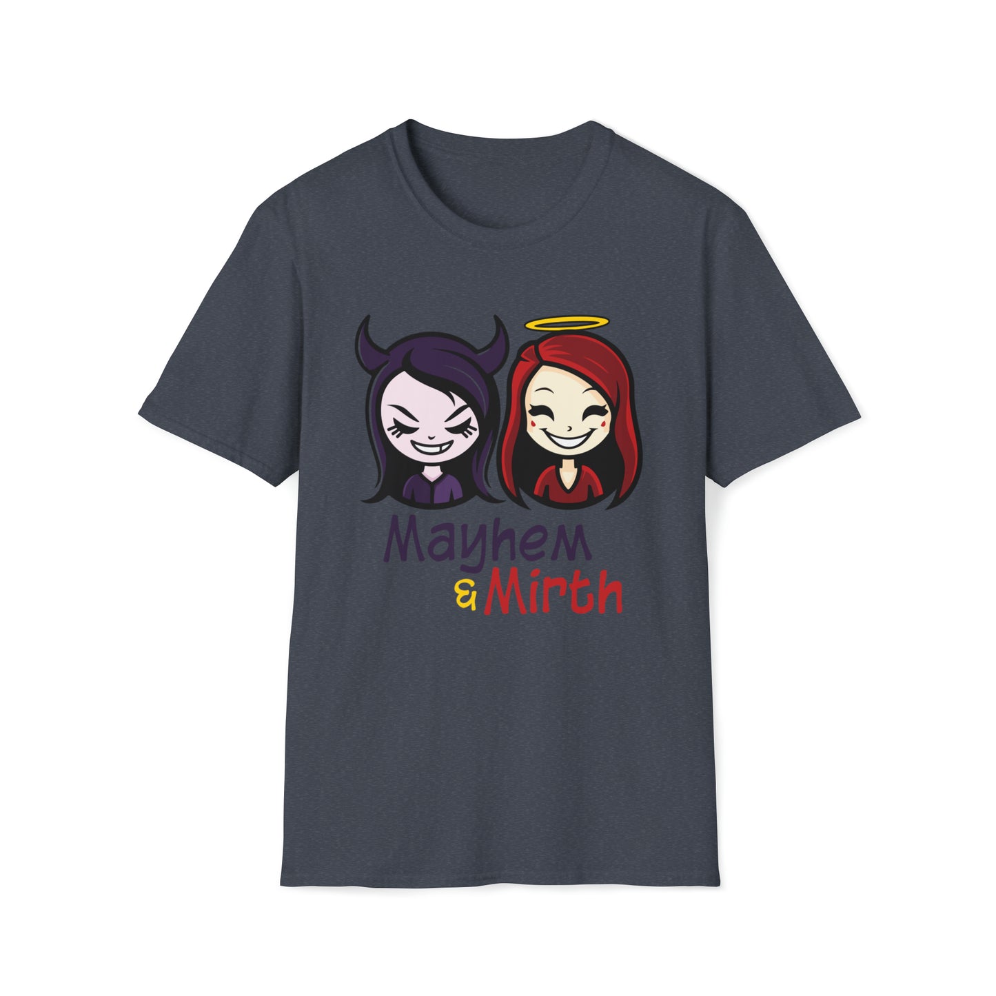 Mayhem & Mirth - Our very own logo! - Unisex Softstyle T-Shirt