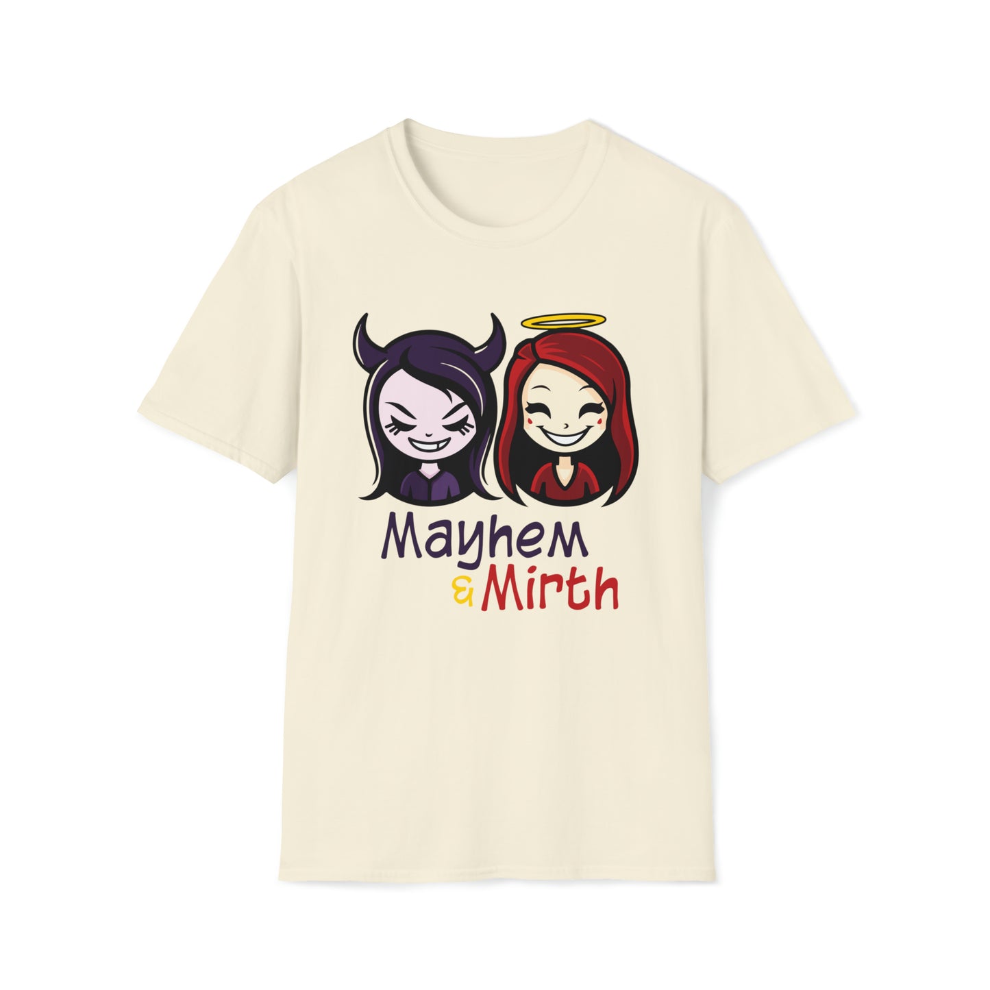 Mayhem & Mirth - Our very own logo! - Unisex Softstyle T-Shirt
