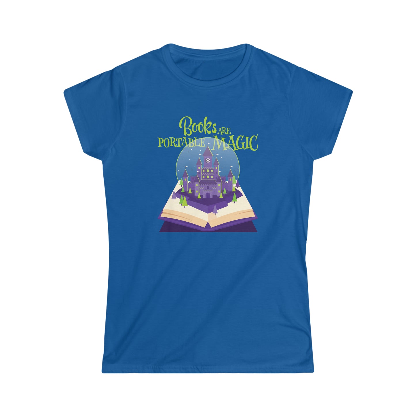 Books are Portable Magic - Women's Softstyle Tee