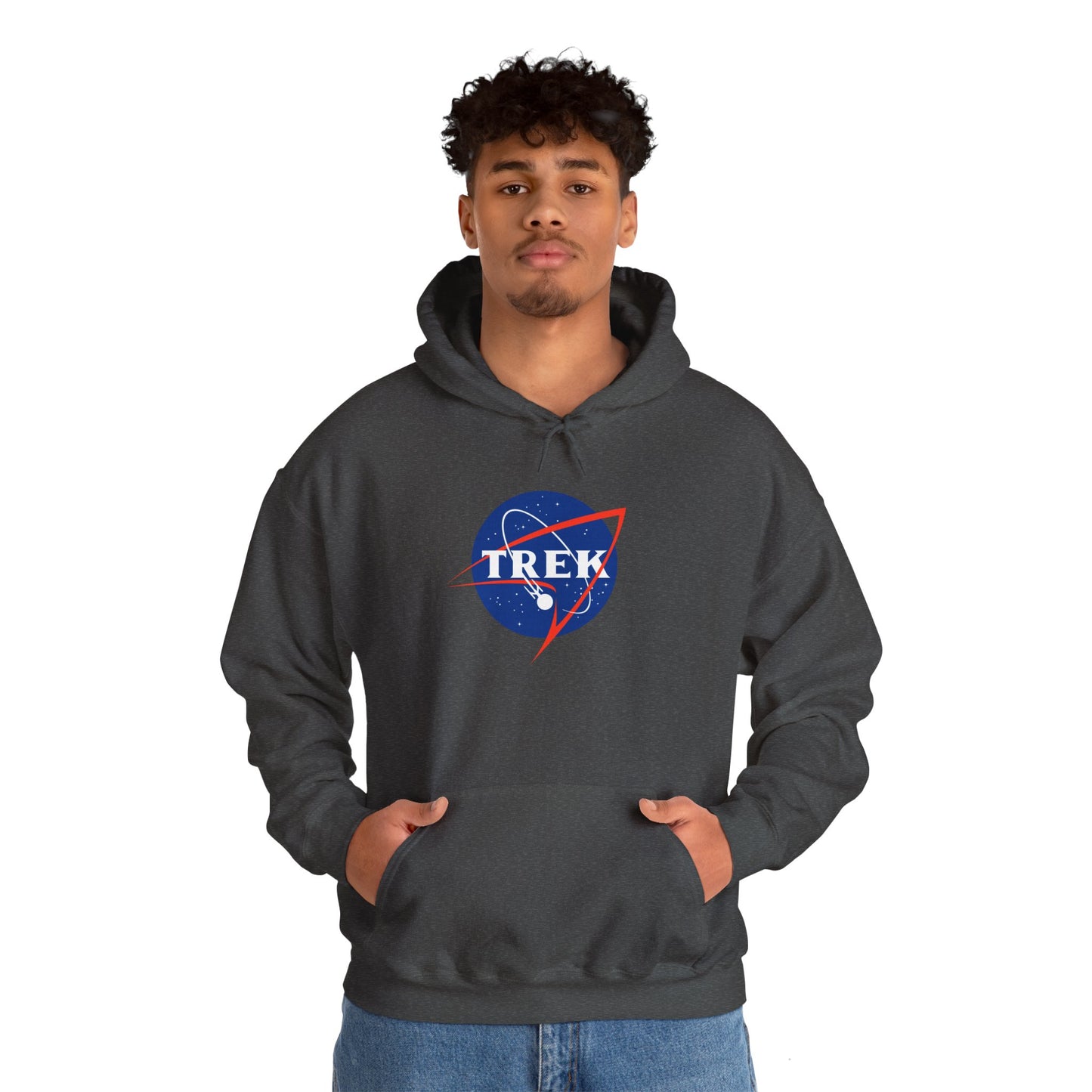 NASA / TREK Mash-Up - Unisex Heavy Blend™ Hooded Sweatshirt