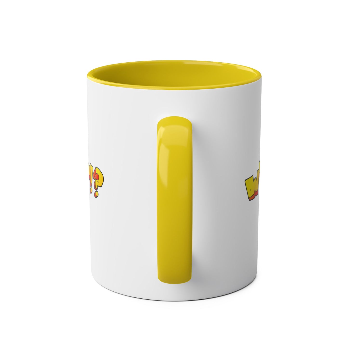 WTF!? (3x) - Two-Tone Coffee Mugs, 11oz