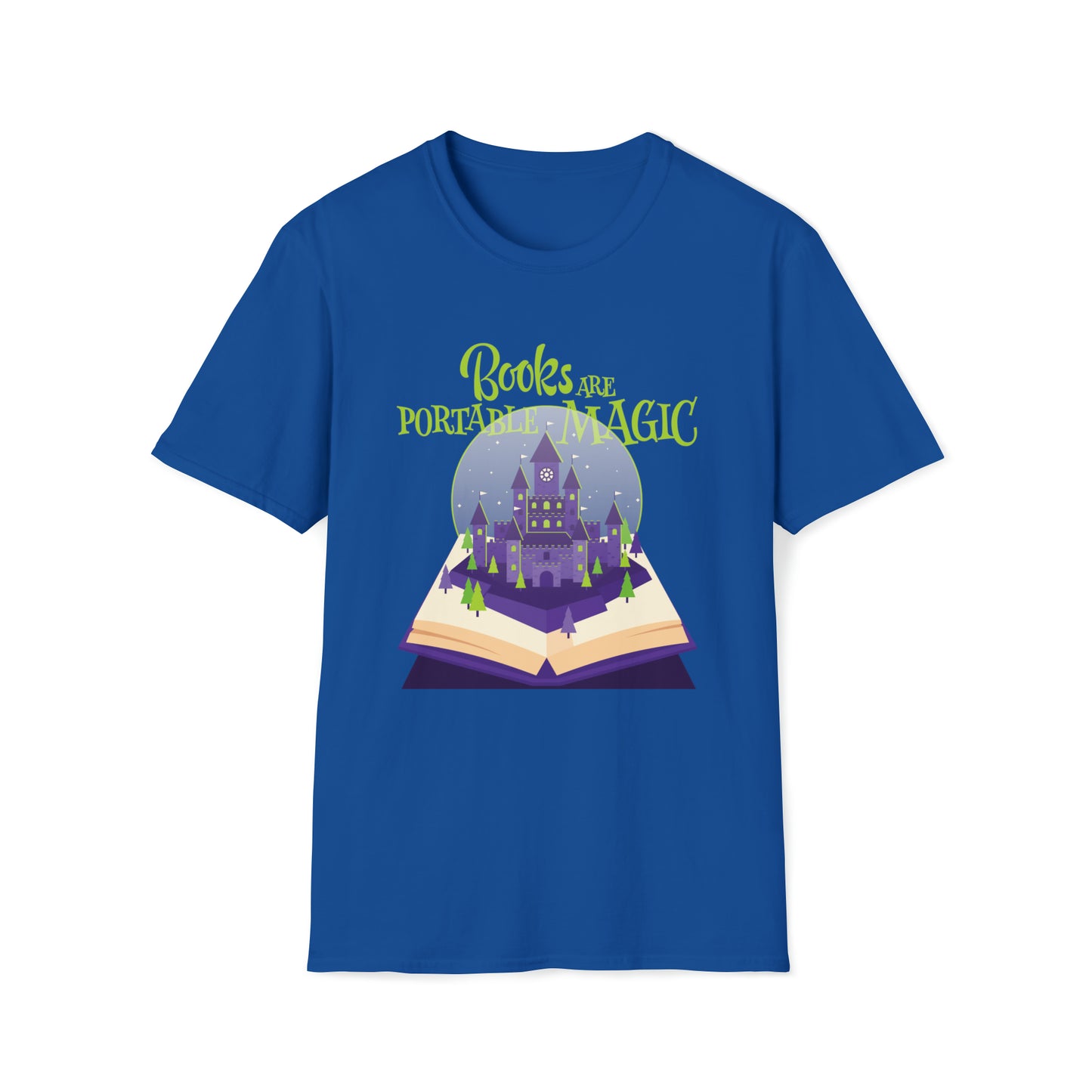 Books are Portable Magic - Unisex Softstyle T-Shirt