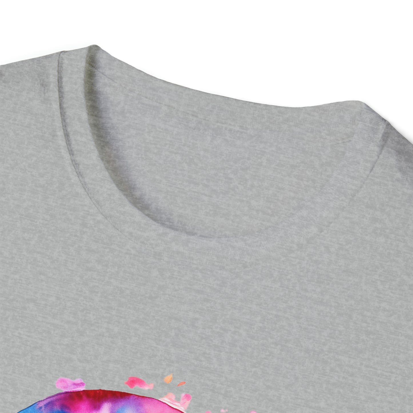 Watercolor Peace Sign - Unisex Softstyle T-Shirt