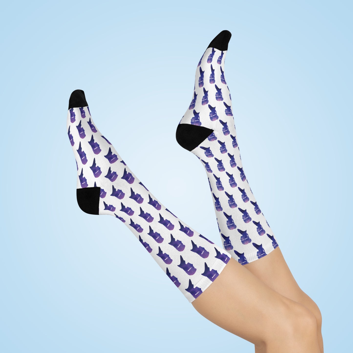I Love You, I Know - Cushioned Crew Socks