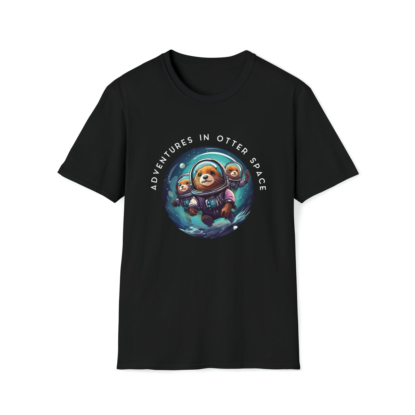 Adventures in Otter Space - Unisex Softstyle T-Shirt