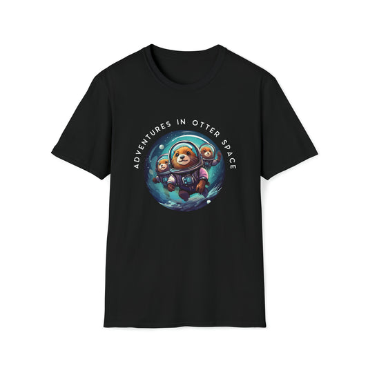 Adventures in Otter Space - Unisex Softstyle T-Shirt