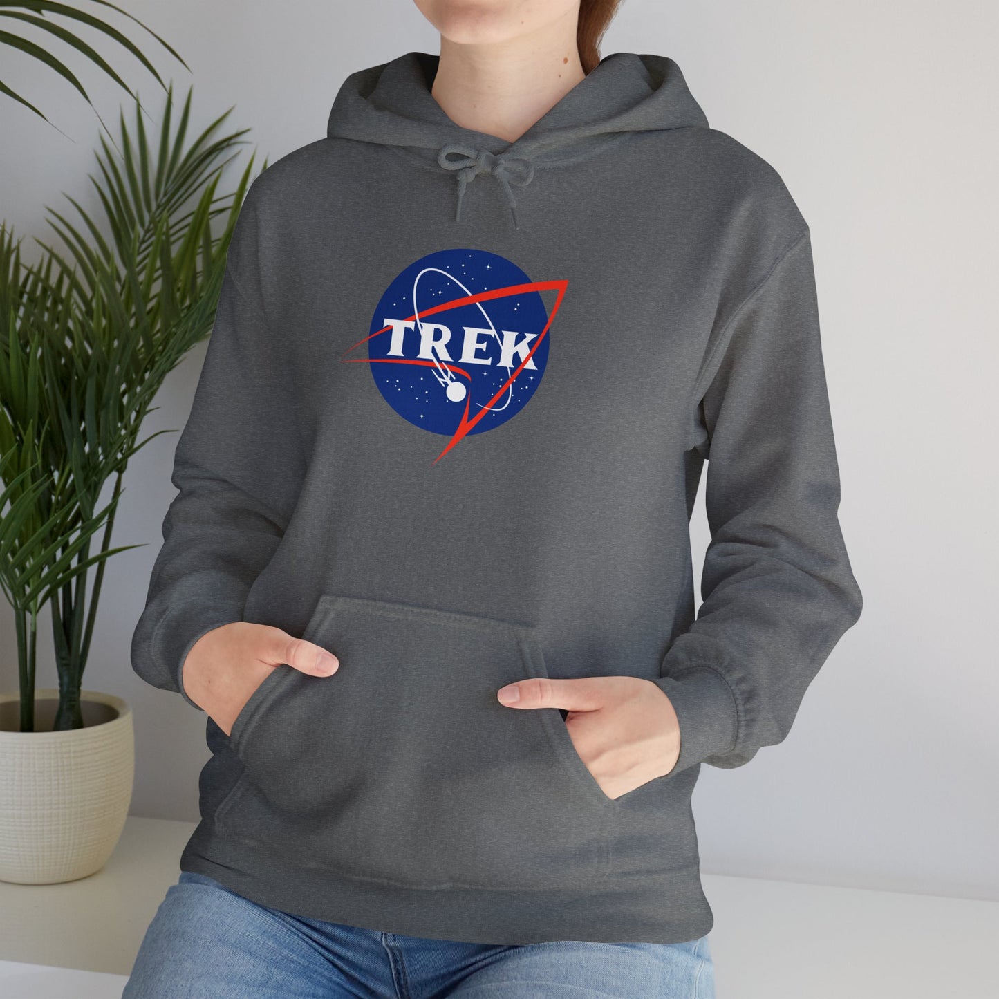 NASA / TREK Mash-Up - Unisex Heavy Blend™ Hooded Sweatshirt