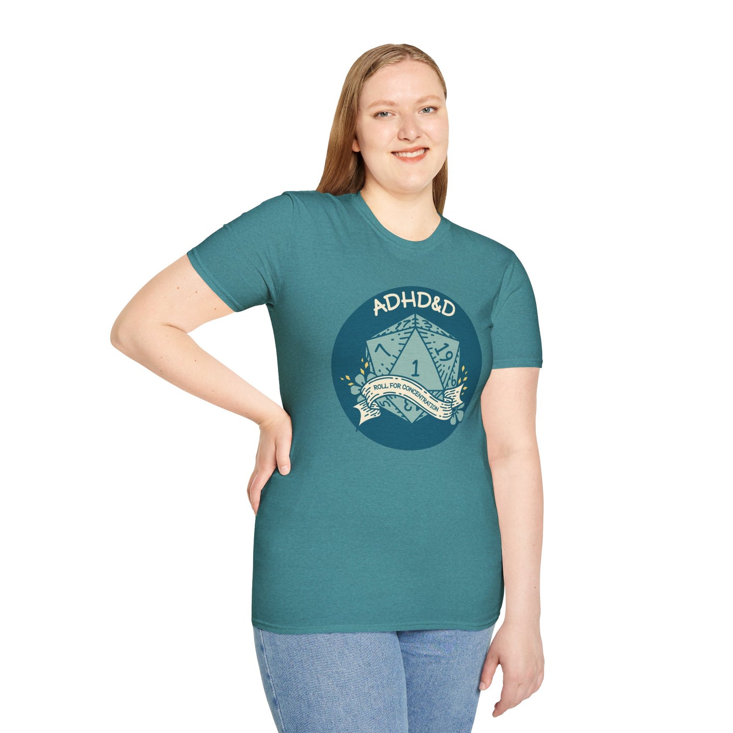 ADHD&D - Unisex Softstyle T-Shirt