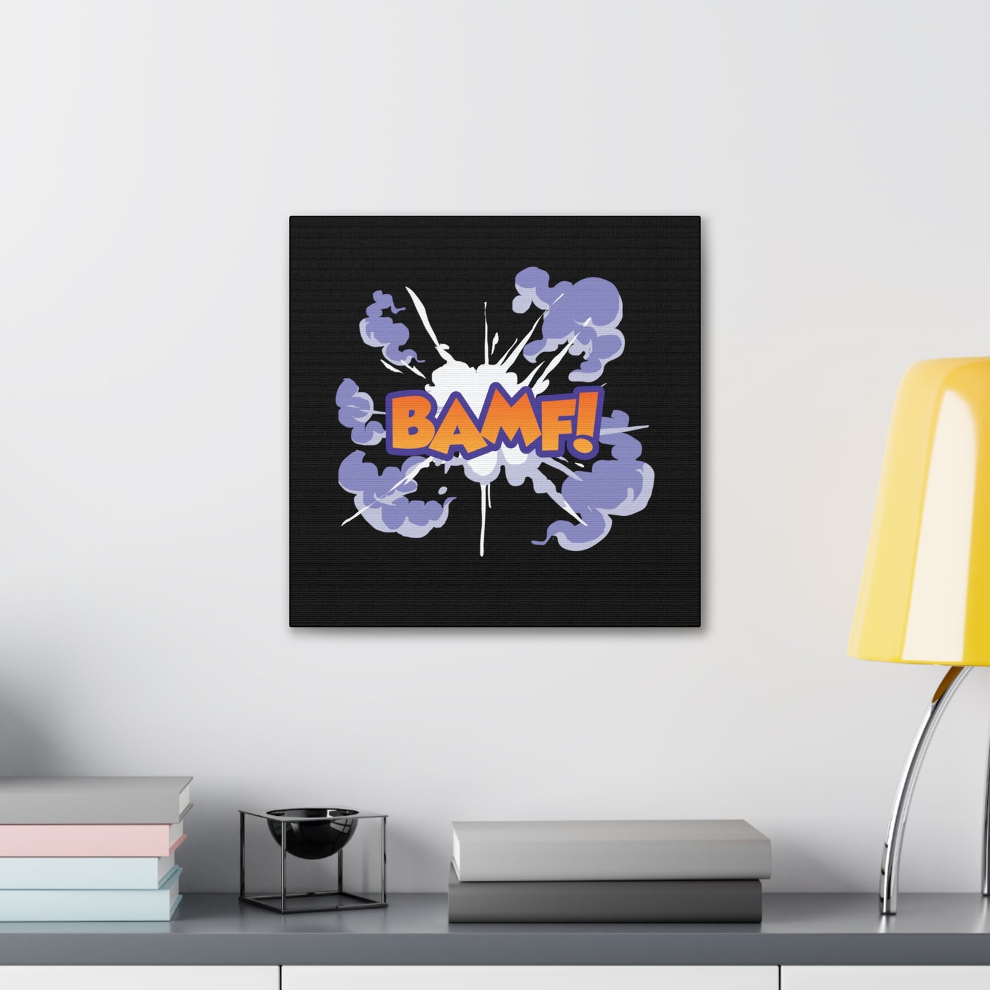 BAMF! - Inspired by Nightcrawler of the X-Men - Canvas Gallery Wraps