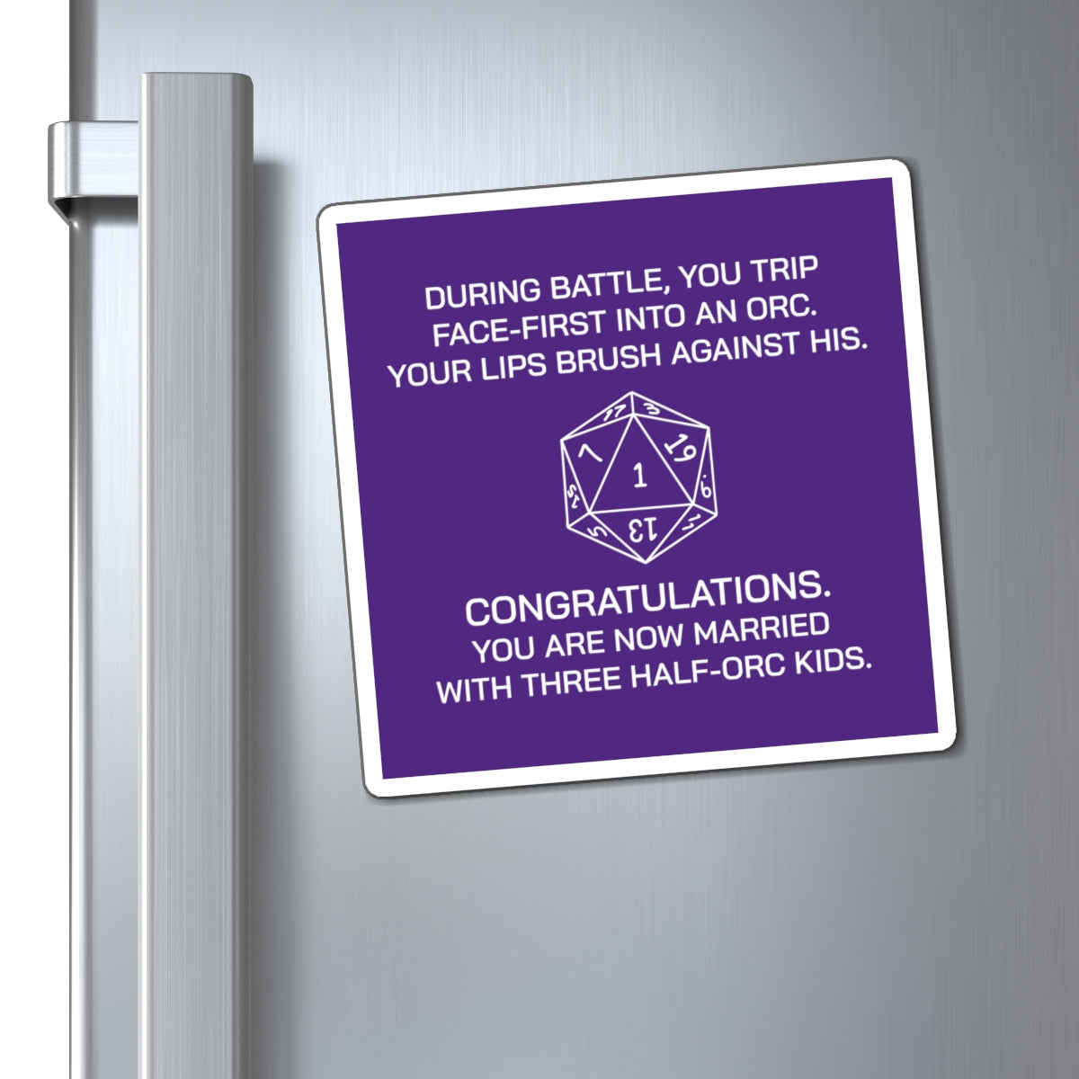 Critical Failure - Three Half-Orc Kids - Magnets