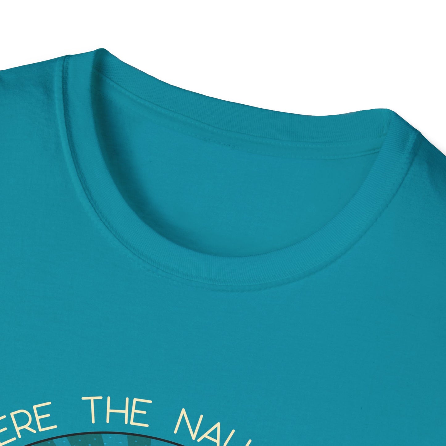 I Know Where the Naughty Girls Live - Light Text - Unisex Softstyle T-Shirt
