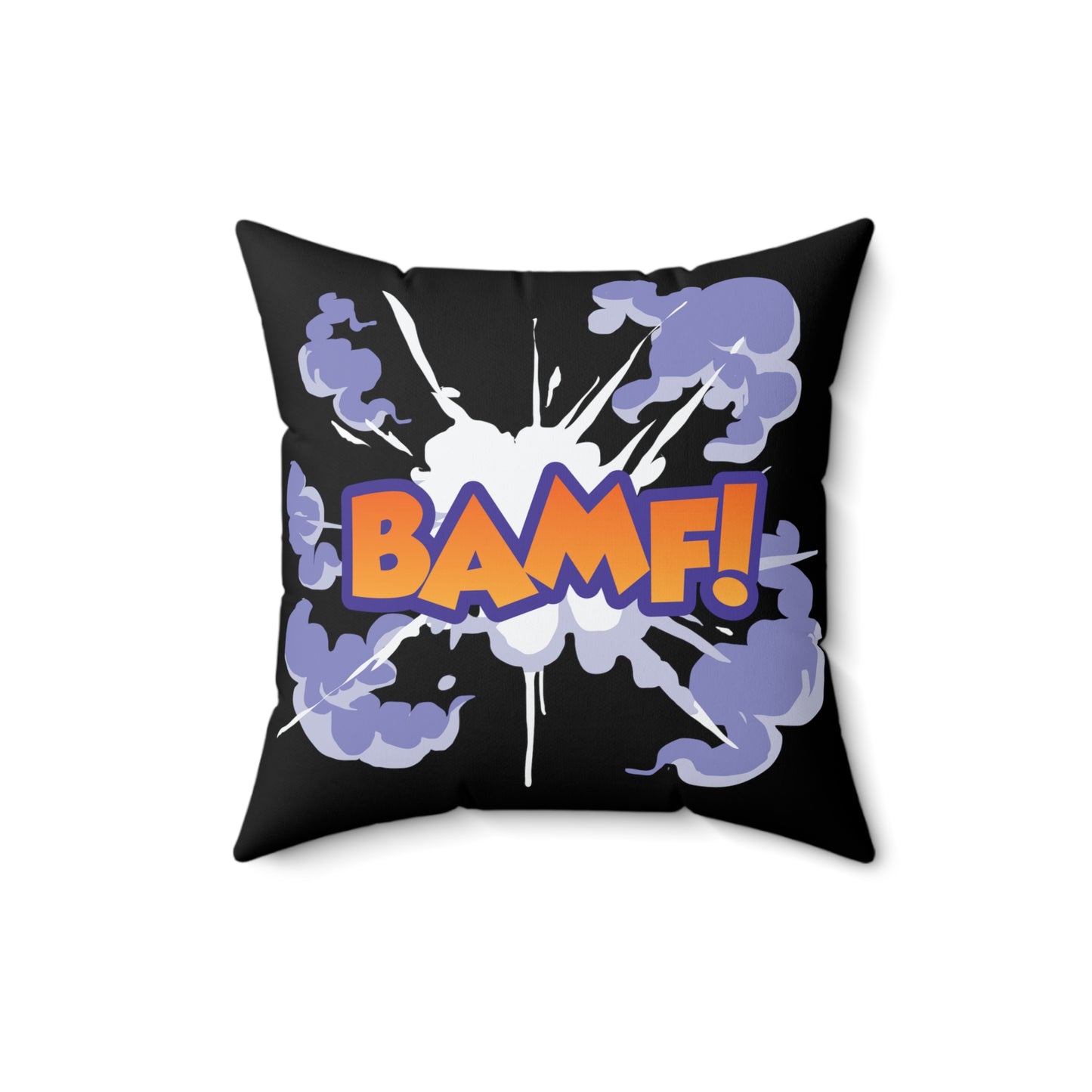 BAMF! - Inspired by Nightcrawler of the X-Men - Spun Polyester Square Pillow