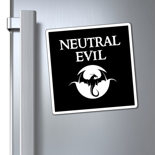 Neutral Evil - Inspired by DnD - Magnets (3 sizes available)