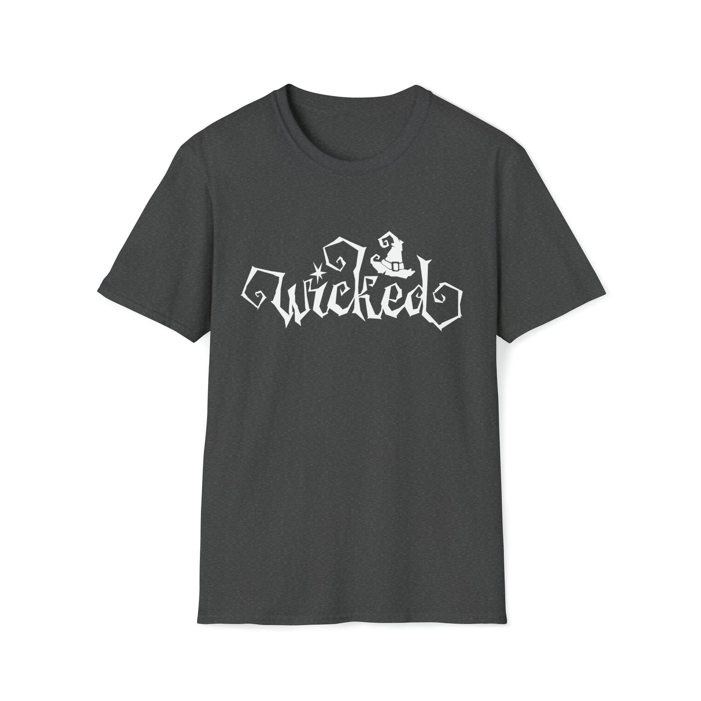 Wicked - White Text - Unisex Softstyle T-Shirt