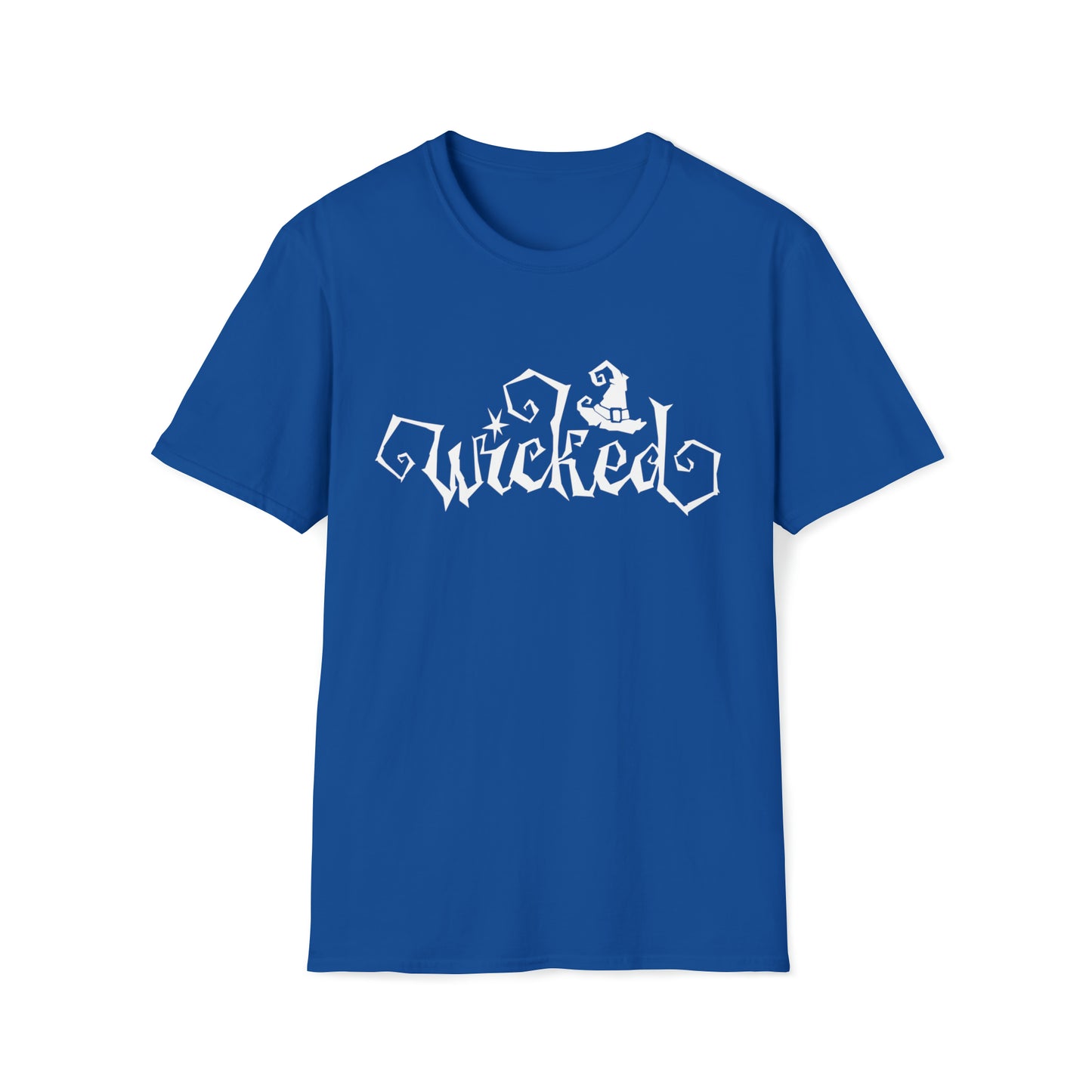 Wicked - White Text - Unisex Softstyle T-Shirt