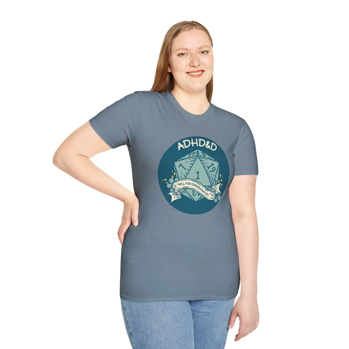ADHD&D - Unisex Softstyle T-Shirt