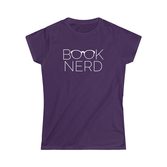 Book Nerd - Women's Softstyle Tee
